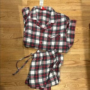 Stewart plaid Family PJ’s- Red,White and Christmas colors